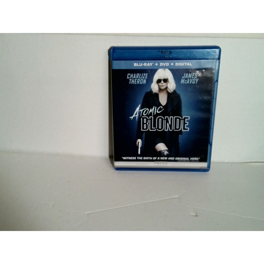 Atomic Blonde (Blu-ray, 2017) Charlize Theron Action Pack Hitman Thriller